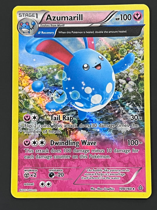 104/160 Azumarill - Pokémon Primal Clash Rare Holo