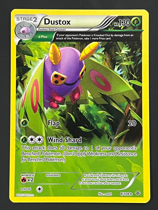 008/108 Dustox - Pokémon Roaring Skies Rare