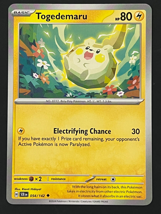 054/142 Togedemaru - Pokémon Stellar Crown Uncommon