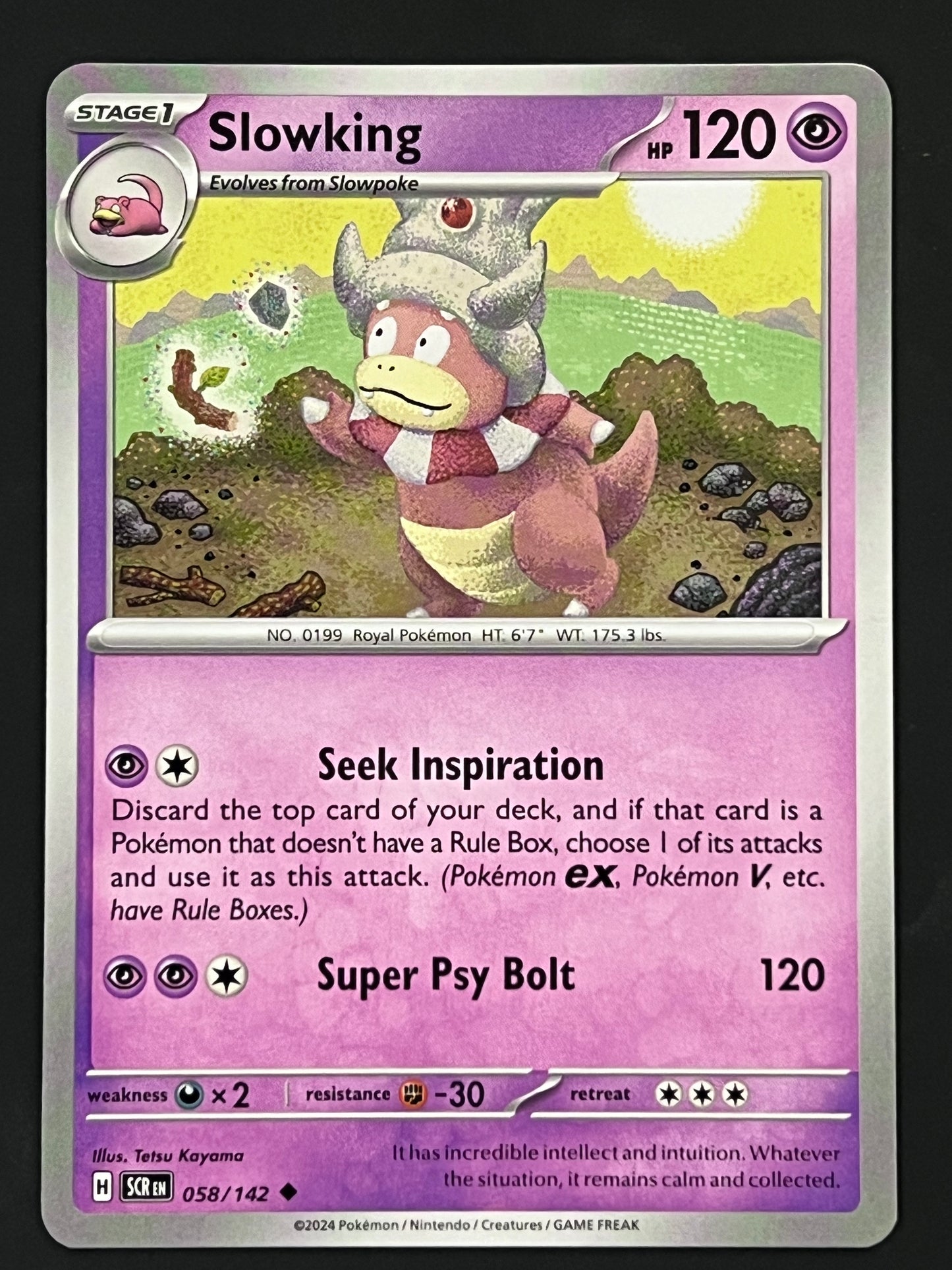 058/142 Slowking - Pokémon Stellar Crown Uncommon