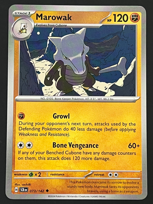 073/142 Marowak - Pokémon Stellar Crown Uncommon