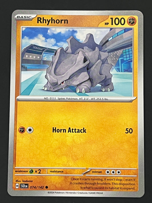 074/142 Rhyhorn - Pokémon Stellar Crown Common