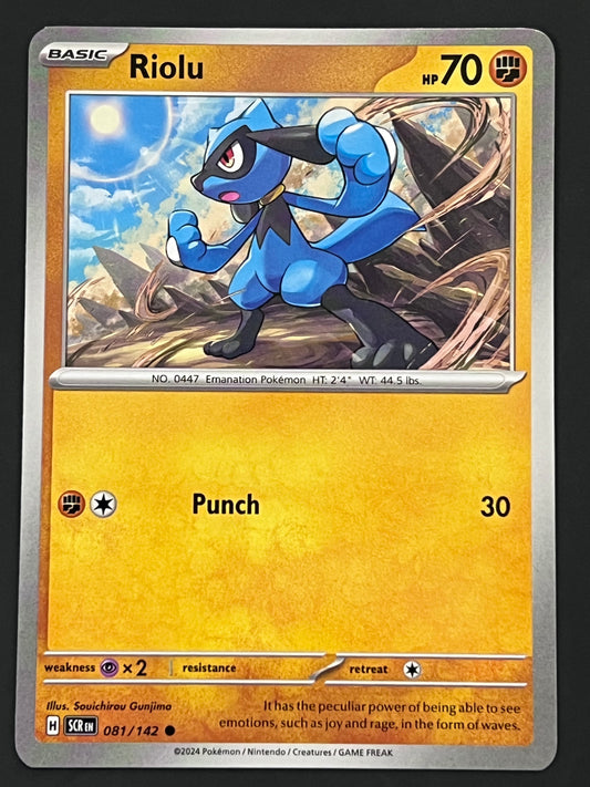 081/142 Riolu - Pokémon Stellar Crown Common