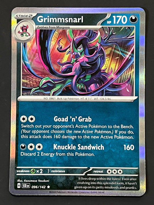 096/142 Grimmsnarl - Pokémon Stellar Crown Rare Holo