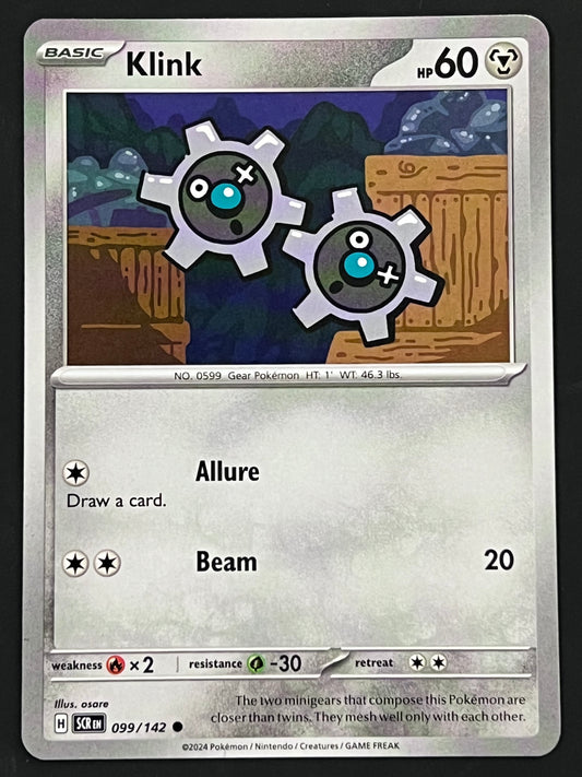 099/142 Klink - Pokémon Stellar Crown Common