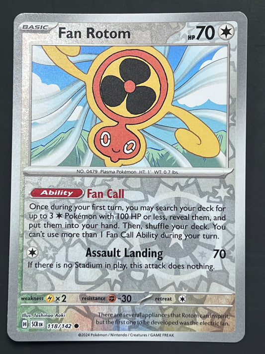 118/142 Fan Rotom - Pokémon Stellar Crown Common Reverse