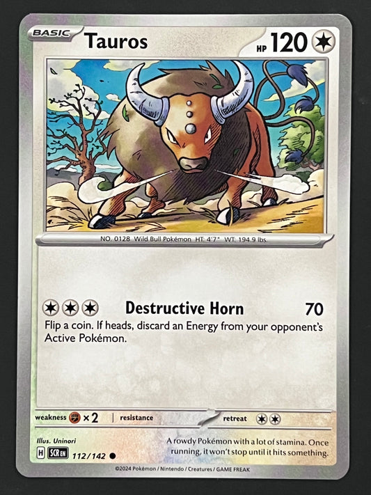 112/142 Tauros - Pokémon Stellar Crown Common