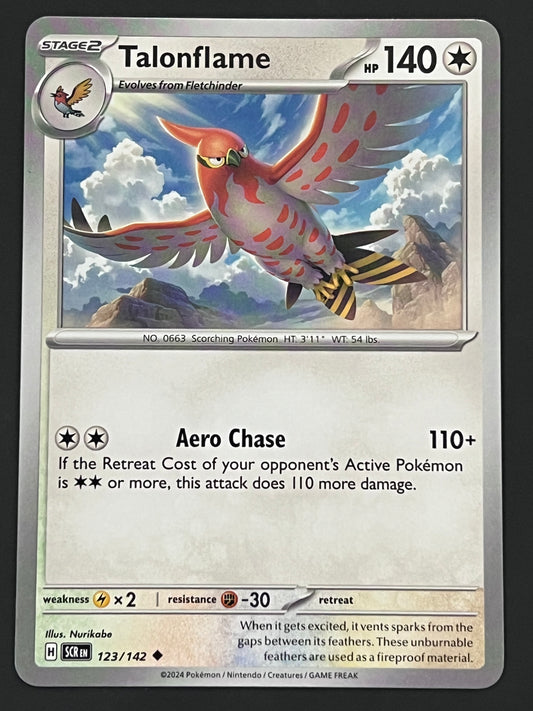 123/142 Talonflame - Pokémon Stellar Crown Uncommon