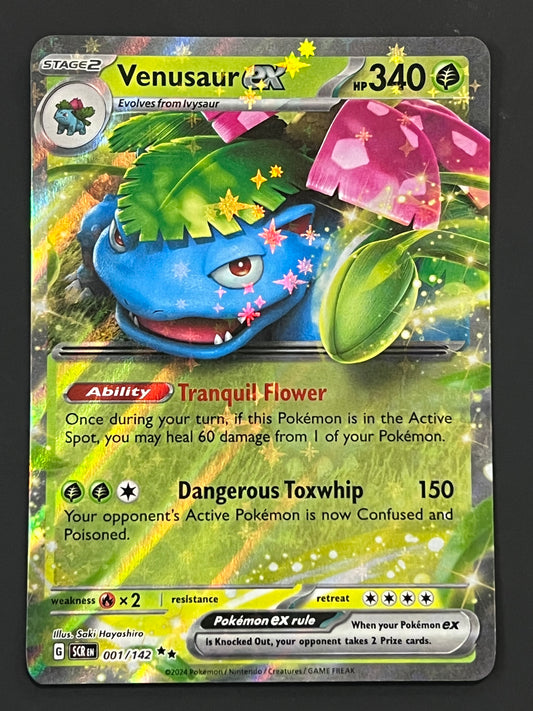 001/142 Venusaur Ex - Pokémon Stellar Crown Double Rare