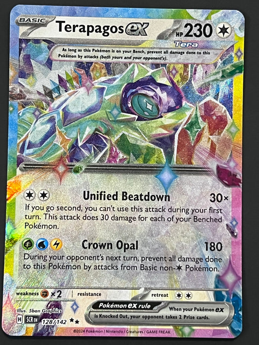 128/142 Terapagos Ex - Pokémon Stellar Crown Double Rare