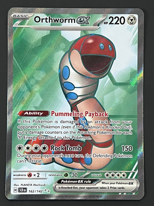 162/142 Orthworm Ex - Pokémon Stellar Crown Ultra Rare