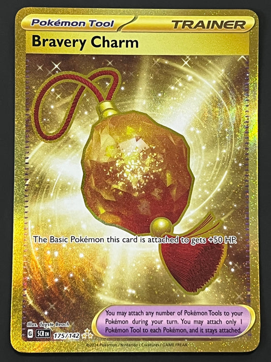 175/142 Bravery Charm - Pokémon Stellar Crown Hyper Rare