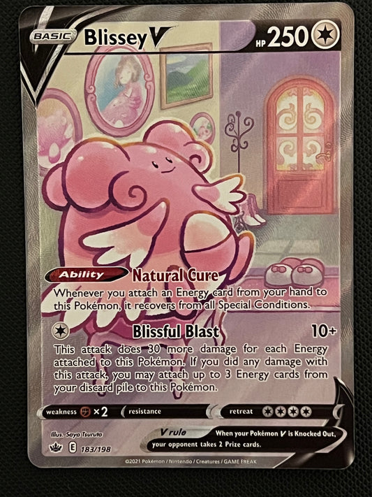 Blissey V - 183/198 Chilling Reign Alt Art Rare Holo V