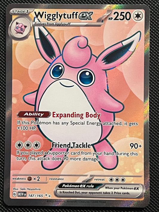 187/165 Wigglytuff Ex -  Pokémon 151 Ultra Rare