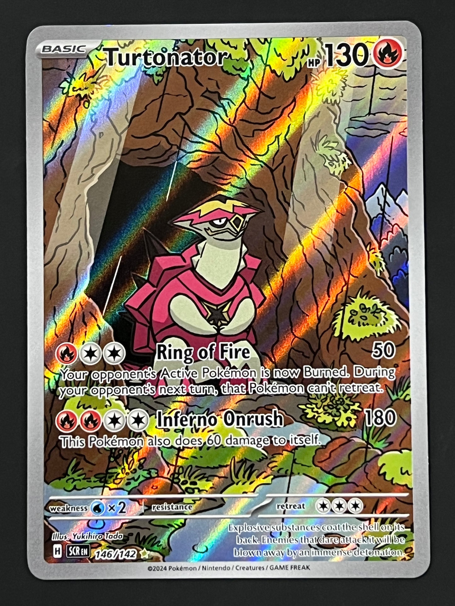 146/142 Turtonator - Pokémon Stellar Crown Illustration Rare