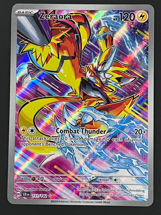 151/142 Zeraora - Pokémon Stellar Crown Illustration Rare