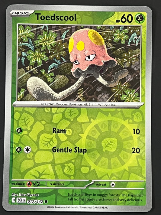 017/142 Toedscool - Pokémon Stellar Crown Common Reverse