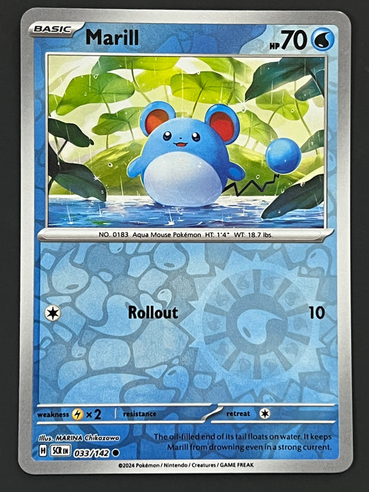 033/142 Marill - Pokémon Stellar Crown Common Reverse