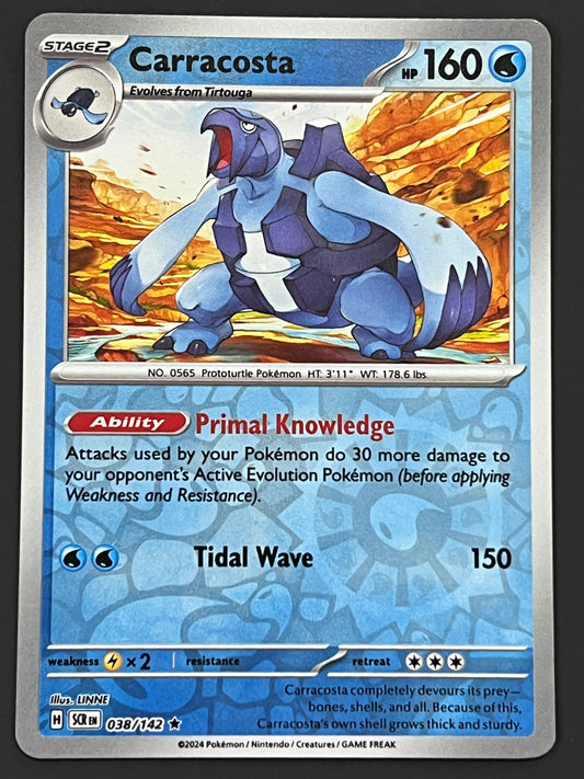 038/142 Carracosta - Pokémon Stellar Crown Rare Reverse