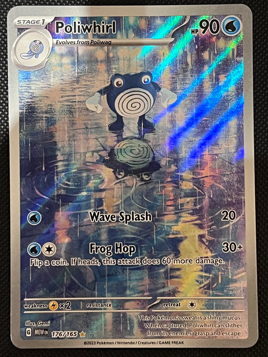 176/165 Poliwhirl -  Pokémon 151 Illustration Rare