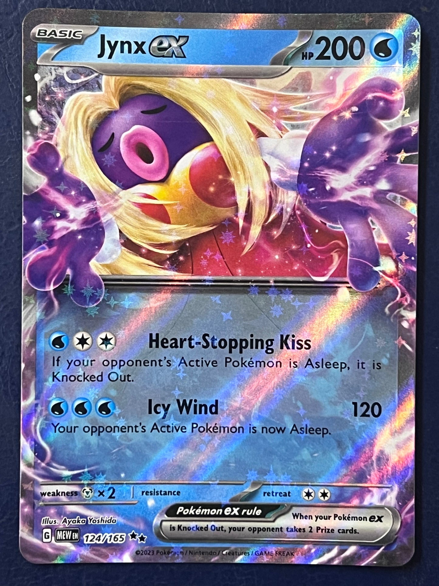 124/165 Jynx Ex - Pokémon 151 Double Rare