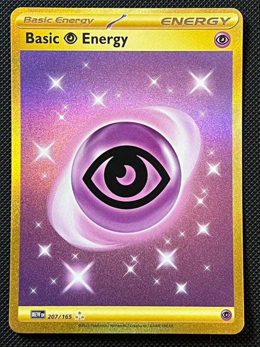 207/165 Basic Psychic Energy -  Pokémon 151 Hyper Rare