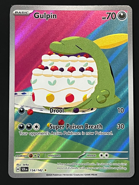 154/142 Gulpin - Pokémon Stellar Crown Illustration Rare