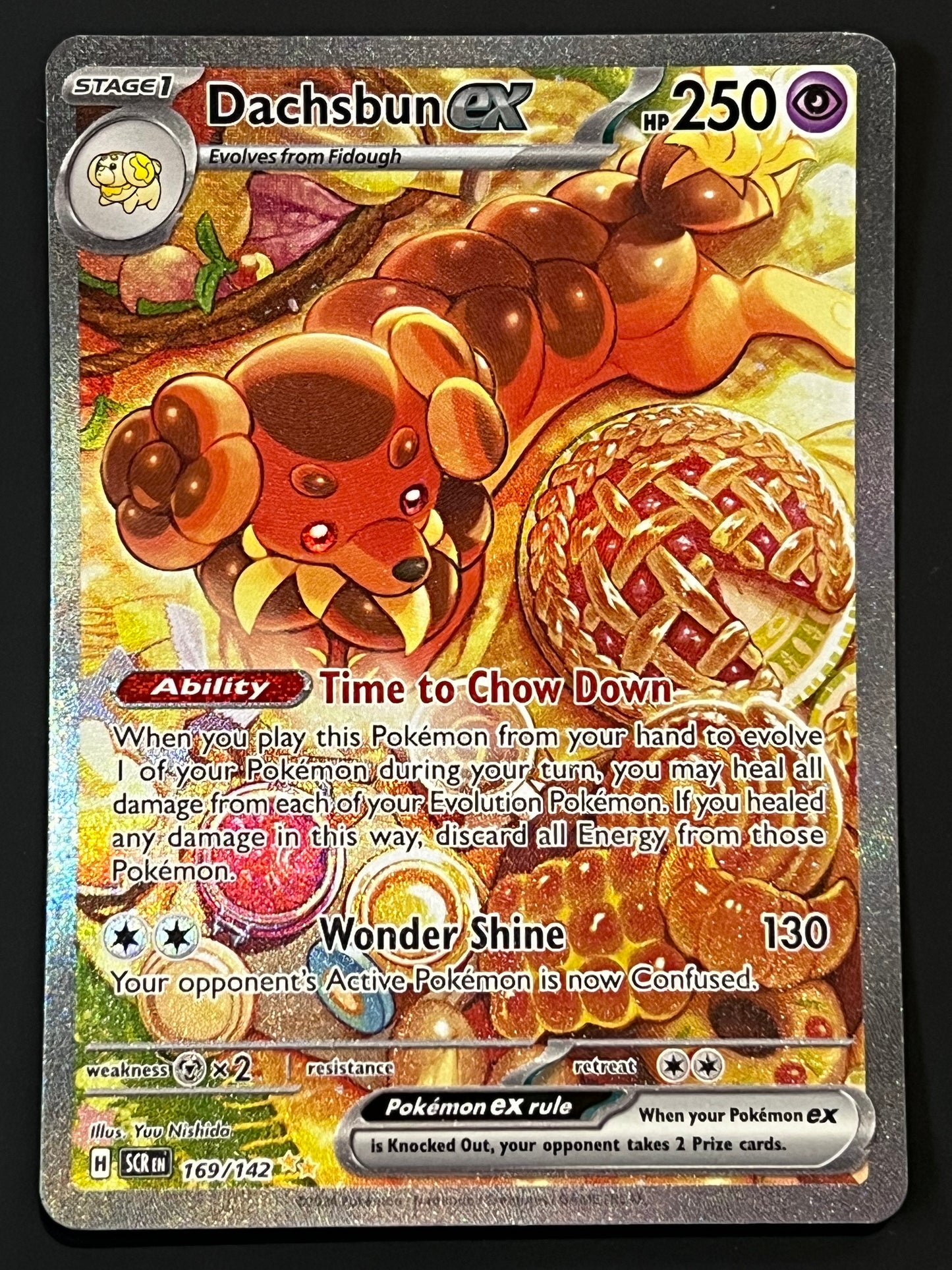 169/142 Dachsbun Ex - Pokémon Stellar Crown Special Illustration