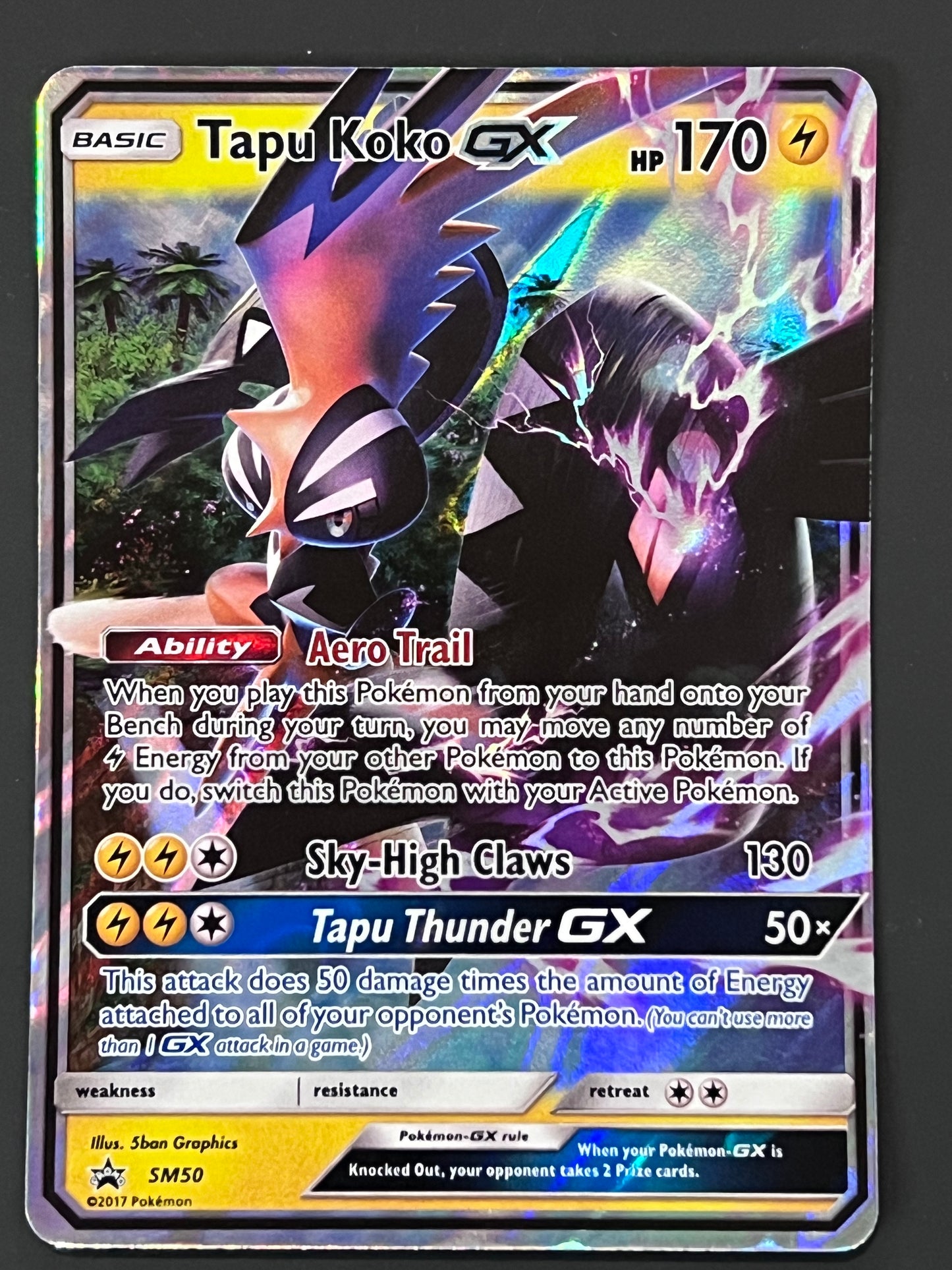 SM050 Tapu Koko Gx - Pokémon Black Star Promo