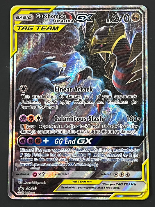 SM193 Garchomp & Giratina Gx - Pokémon Black Star Promo