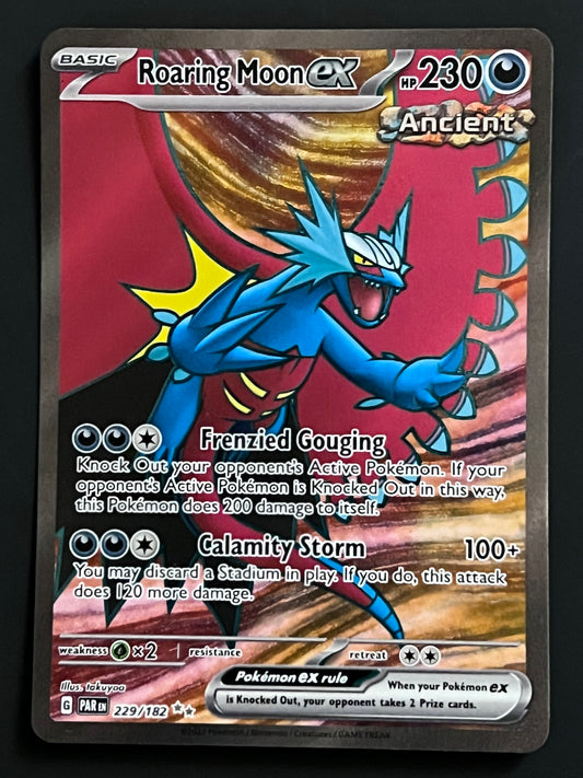 229/182 Roaring Moon Ex - Pokémon Paradox Rift Ultra Rare