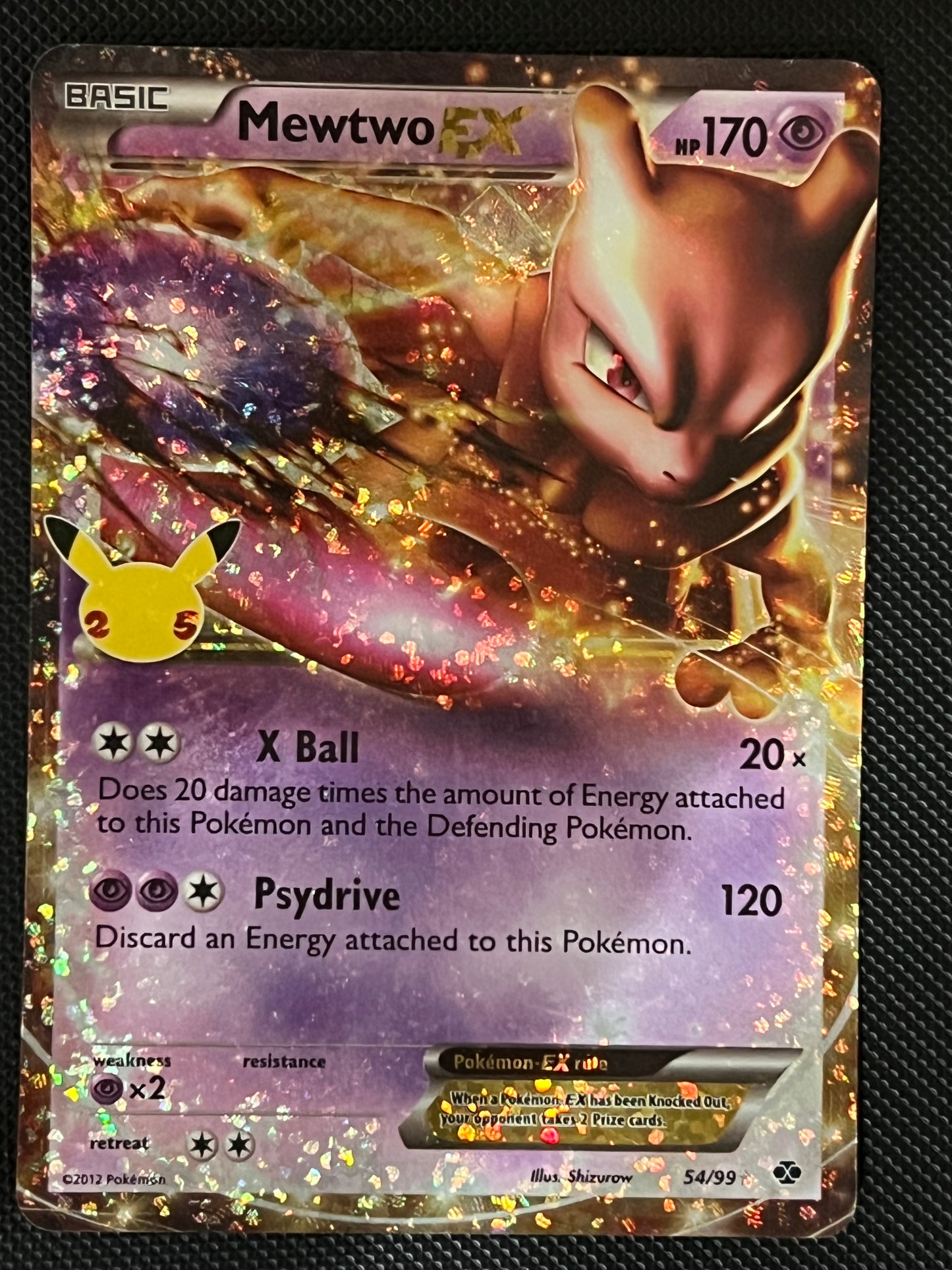 Mewtwo Ex - 54/99 Celebrations Classic Collection Holo Ex