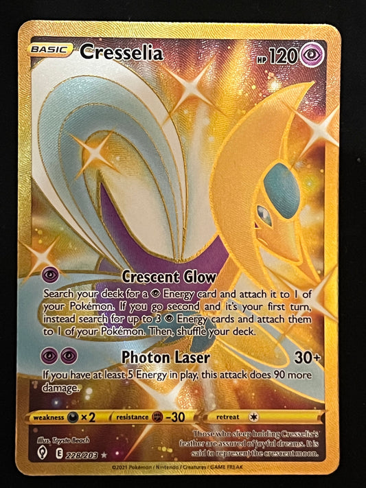 228/203 Cresselia - Evolving Skies Gold Secret Rare