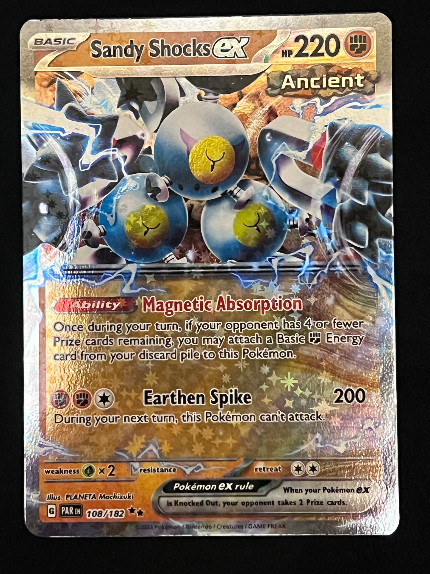 108/182 Sandy Shocks Ex - Pokémon Paradox Rift Double Rare