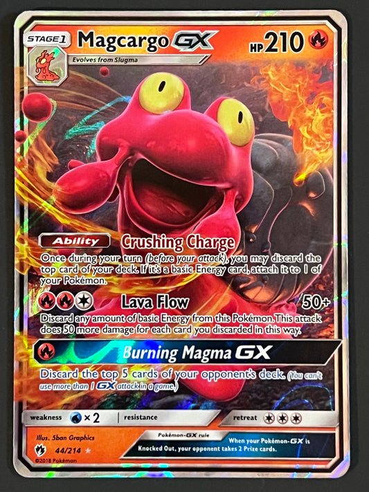 044/214 Magcargo Gx - Pokémon Lost Thunder Ultra Rare