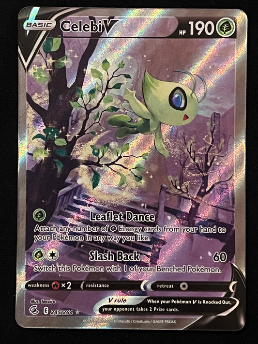 Celebi V - 245/264 Fusion Strike Rare Alt Art Holo V