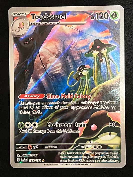 185/182 Toedscruel - Pokémon Paradox Rift Illustration Rare