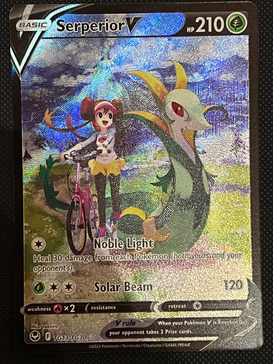 Serperior V - TG13/TG30 Silver Tempest Rare Holo