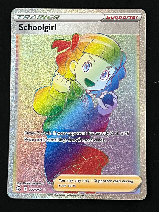 Schoolgirl - 277/264 Fusion Strike Rainbow Rare Holo Trainer