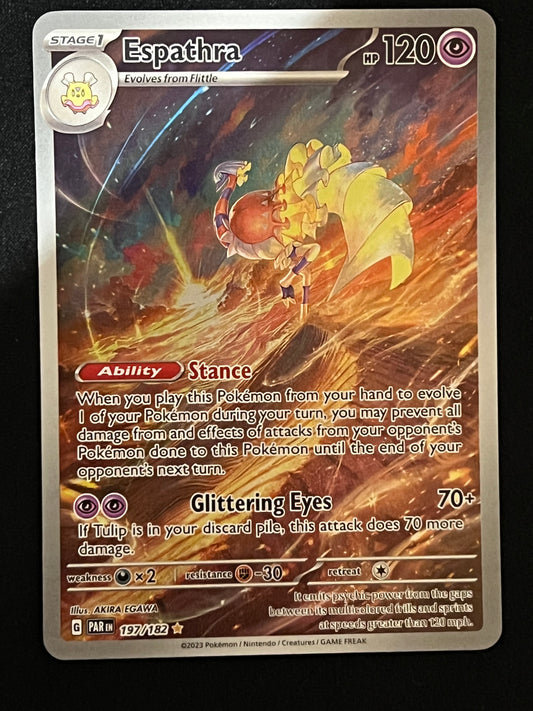 197/182 Espathra - Pokémon Paradox Rift Illustration Rare