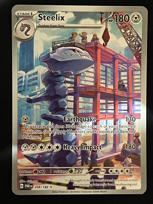 208/182 Steelix - Pokémon Paradox Rift Illustration Rare