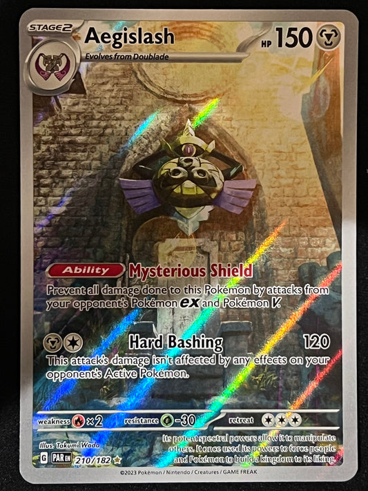 210/182 Aegislash - Pokémon Paradox Rift Illustration Rare