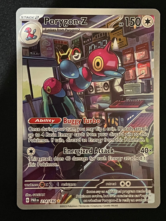 214/182 Porygon-Z - Pokémon Paradox Rift Illustration Rare