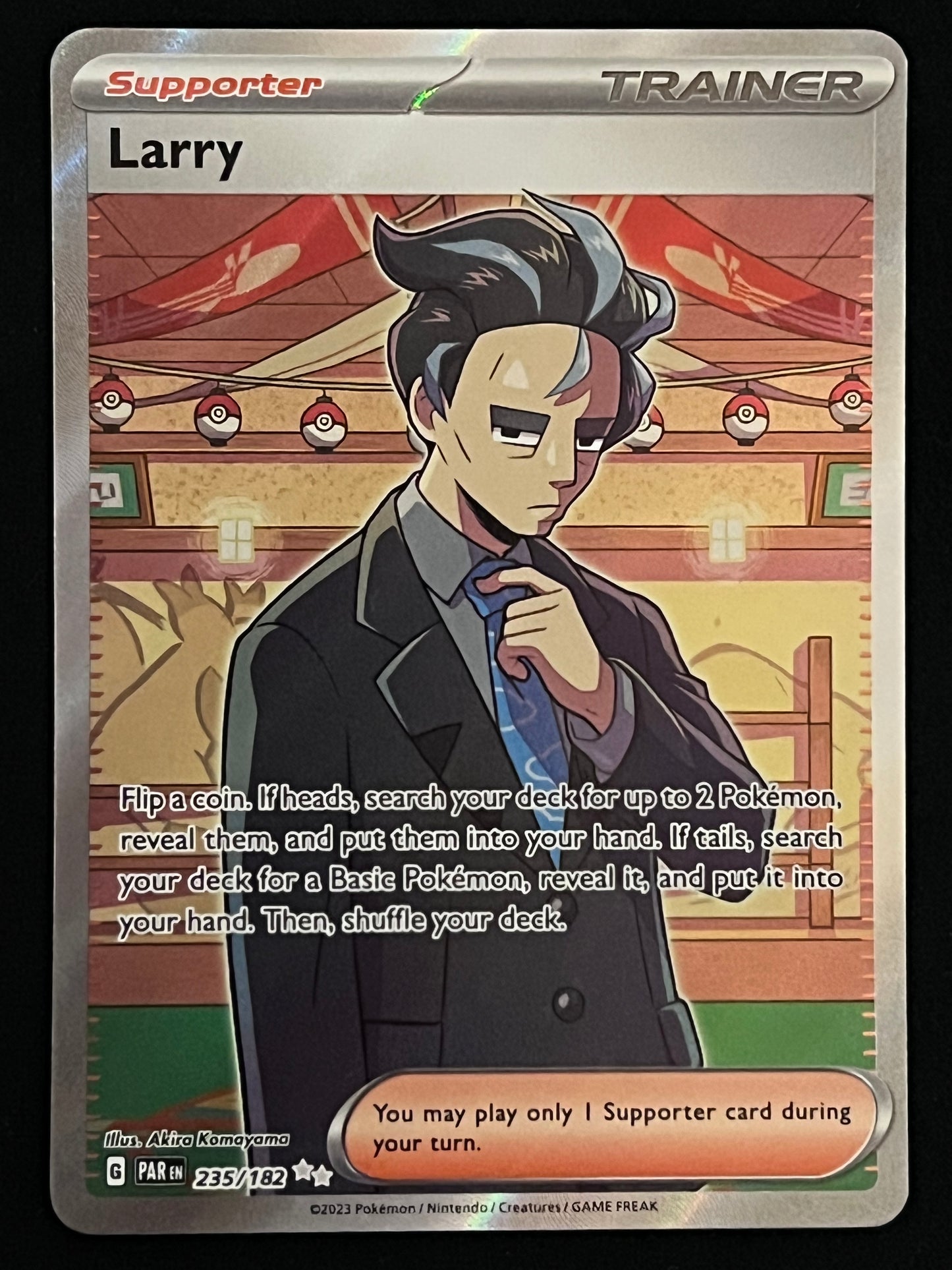 235/182 Larry - Pokémon Paradox Rift Ultra Rare