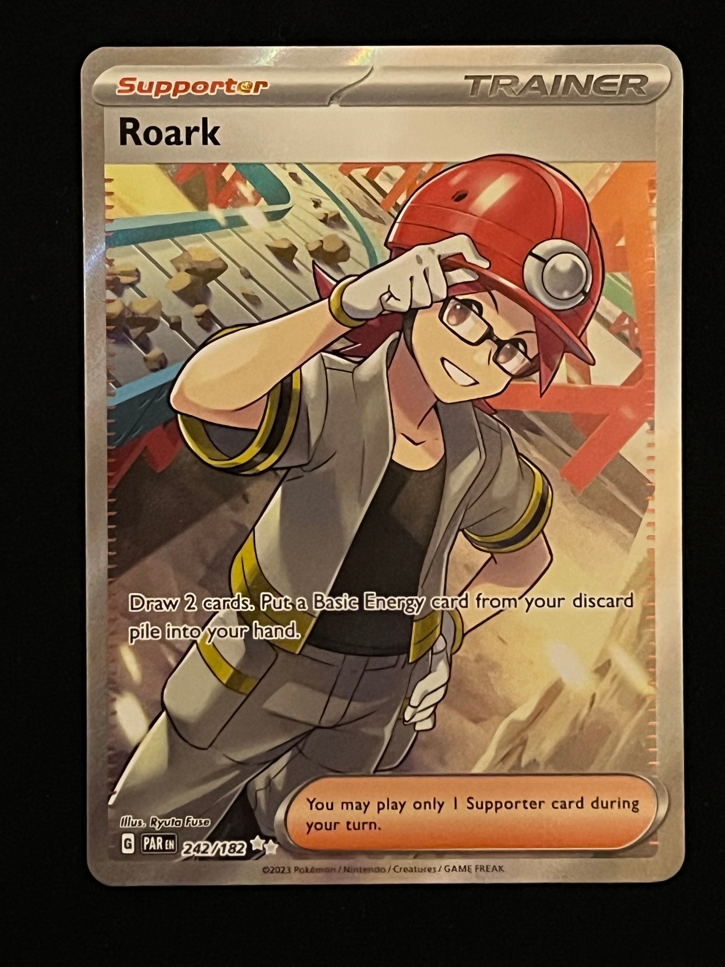 242/182 Roark - Pokémon Paradox Rift Ultra Rare