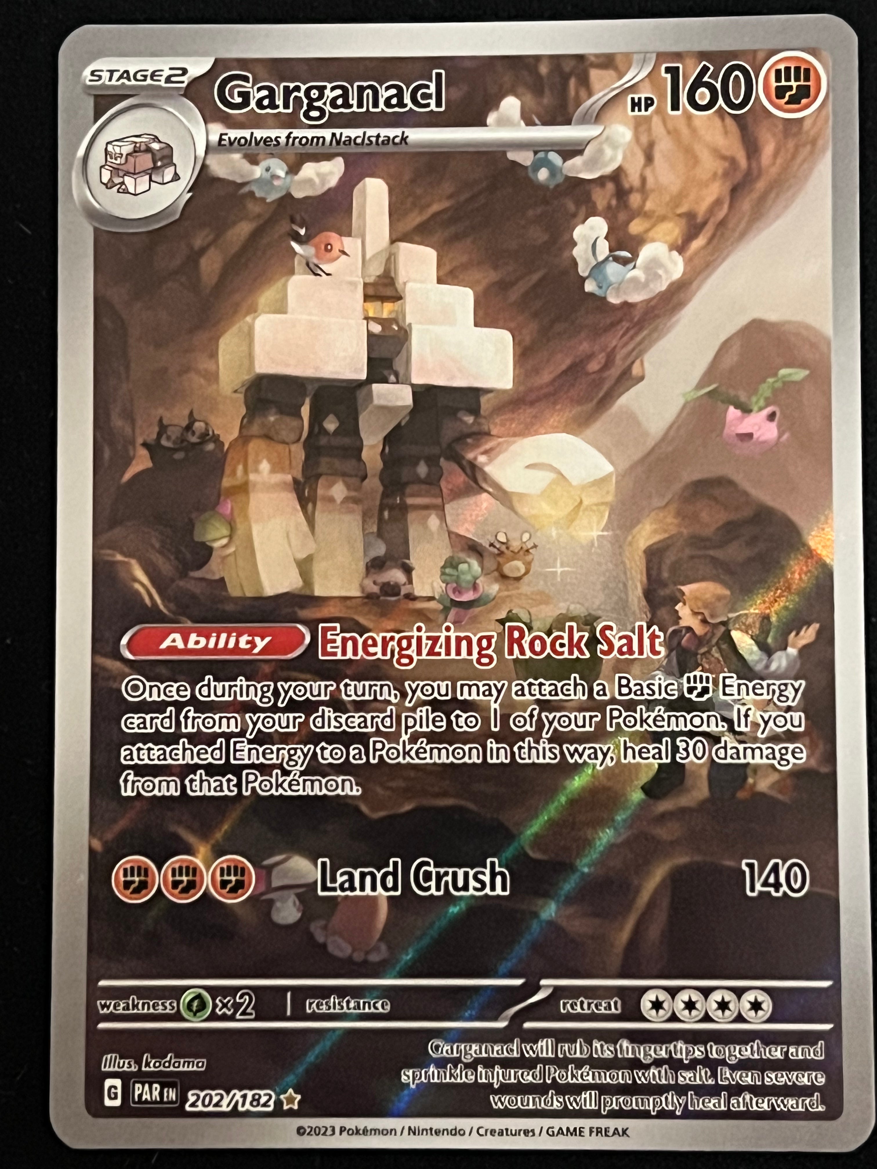 202/182 Garganacl - Pokémon Paradox Rift Illustration Rare – Jarvvos