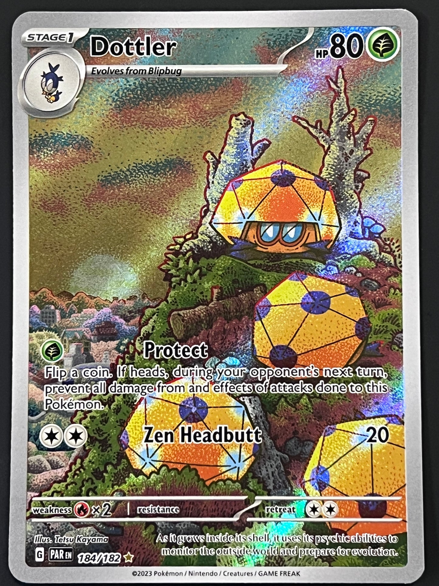 184/182 Dottler - Pokémon Paradox Rift Illustration Rare