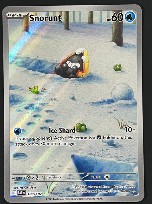 188/182 Snorunt - Pokémon Paradox Rift Illustration Rare