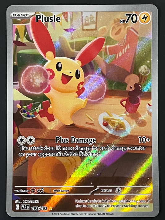 193/182 Plusle - Pokémon Paradox Rift Illustration Rare