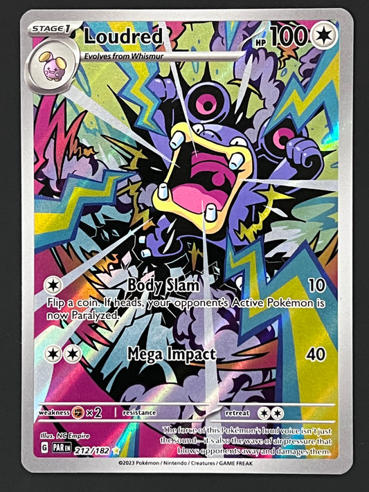 212/182 Loudred - Pokémon Paradox Rift Illustration Rare